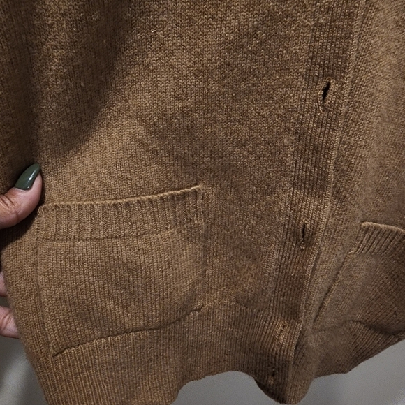 Charter Club vintage 100% lambswool button Down cardigan size M - Picture 4 of 12